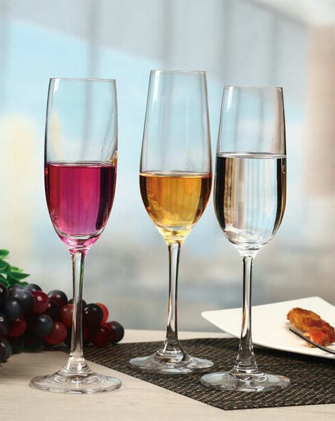 Wholesale Customized Logo Wedding Crystal Glow Champagne Wine Glass champagne glass flutes
