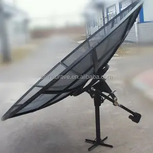 4ft feet 1.2m 120cm c band satellite hd digital outdoor aluminum mesh dish tv parabolic FTA antenna
