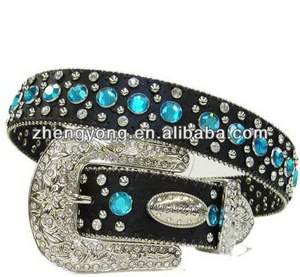 Moda Sexy Rhinestone Western Ladies Dress Belt Ladies Belt con <span class=keywords><strong>piedras</strong></span> - Product Image 3