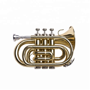עונתיות מיני כיס חצוצרה bb טון oem oem סגול פליז כלי קשת ג 'ypt406pu מיני חצוצרה - Product Image 4