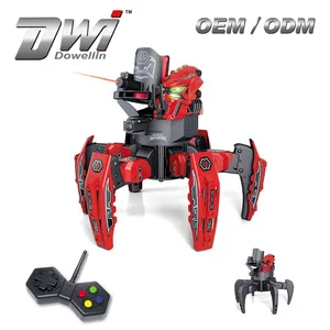 DWI Dowellin新设计战斗机器人射击飞盘DIY无线电控制机器人玩具