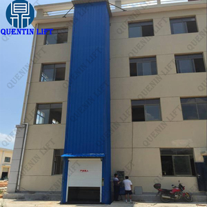 Lift Barang Kapasitas Muatan Berat, Lift Kargo Meja Terpasang Di Dinding, Platform Pengangkat Barang