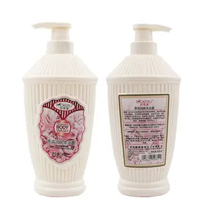 Wholesale ice cream bath body wash in bulk flower shower gel pure and natural whitening and moisturizing sweet extract