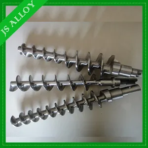 Screw and barrel for mini injection molding machine