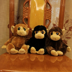 Comercio al por mayor negro de peluche mono de peluche - Product Image 4