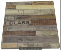 Karois — plateau de Table en bois, stratifié moderne résistant aux Uv, Hpl, mélamine, café, Restaurant