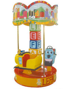 Mini clásico de lujo niños caballos de carrusel/viejo parque de diversiones paseos en venta/carrusel musical QX-11113B - Product Image 4