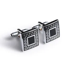 French Men's Shirt Cufflinks Exquisite Enamel Metal Cufflinks Customization