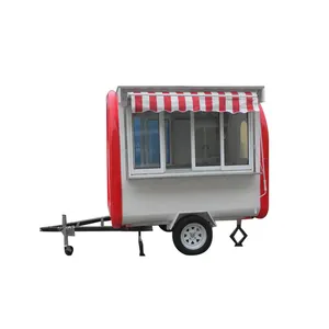 中国商业 popcorn 花机食品拖车 Foodtruck 街自动售货机/Ce 电动食品车/食品车