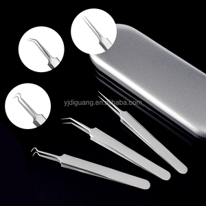 Bán hàng nóng 5 cái thép không gỉ mụn đầu đen comedone mụn extractor mặt mụn điều trị <span class=keywords><strong>Tool</strong></span> <span class=keywords><strong>Kit</strong></span> trong hộp kim loại - Product Image 4