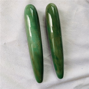 Großhandel natürliche grüne Aventurin Quarz Kristall Dildo Yoni Heil kristall <span class=keywords><strong>Massage</strong></span> Zauberstäbe - Product Image 6