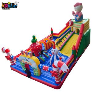 Grande Scossa Parco Giochi Gonfiabile Gigante Gonfiabile Bouncer Castello con Divertente Ostacolo Personalizzato Incluso 1 Pezzo Durevole CN;ZHE 3 anno - Product Image 4