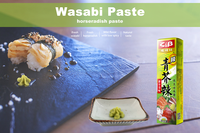 Vente directe d'usine, pâte de wasabi fraîche halal miniature de 43 g pour les sushis