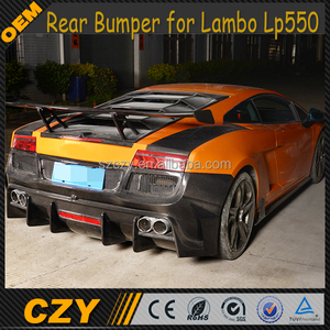 Lambo Arrière Pare-chocs Bodykit D Style Fiber De Carbone Gallardo Pare-chocs Arrière pour Lamborghini Lp550 560 <span class=keywords><strong>570</strong></span> - Product Image 1