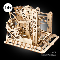 Robotime DIY Auto-assemblage Mécanique Modèle LG503 Marble Explorer 3D Puzzles en Bois pour Dropshipping