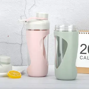 Nhà Máy Trực Tiếp Bán Hàng Thân Thiện Với Môi Thời Trang Nhựa Phòng Tập Thể Dục Shaker Chai