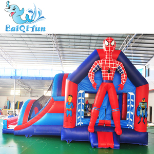 Castillo Inflable de Spiderman, Casa de Brinco Inflable con Tobogán - Product Image 2