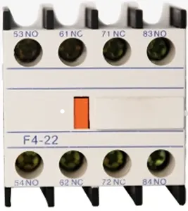 Fabbrica LA1-DN22 F4-22 2NO + 2NC blocco Contattore Ausiliario ausiliario di contatto per CJX2 LC1-D Contattore di CA 4 Poli