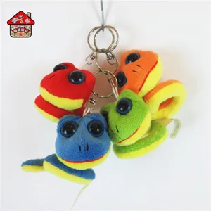 Porte-clés en peluche de serpent en peluche, porte-clés petit serpent/jouets en peluche