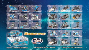 Xingbao Khối Xây Dựng 13001 Tàu Vũ Trụ Khối 8 trong 1 Battleship 872pcs Tàu Hải Quân Tàu Chiến Xây Dựng Gạch Đồ Chơi cho Trẻ Em - Product Image 4