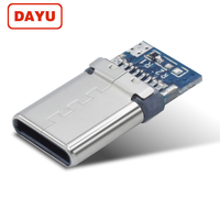 Cable de Datos USB con Conector USB-C Macho de Carga Rápida 3.0 Dayu con Placa PCB para Soldar