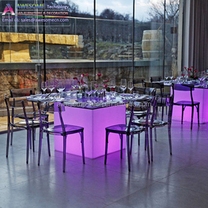 <span class=keywords><strong>PlexiGlass</strong></span> Top Led tavoli Corporation eventi <span class=keywords><strong>tavolo</strong></span> <span class=keywords><strong>da</strong></span> pranzo bagliore - Product Image 4