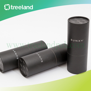 Tùy chỉnh Fancy Hình Trụ Màu Đen Hộp Các Tông - Product Image 5