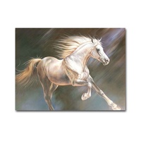 Décoration murale artisanale tête d'animal, peinture à l'huile de cheval, toile personnalisée, art mural, décoration intérieure, œuvre d'art, vente en gros, projet hôtelier