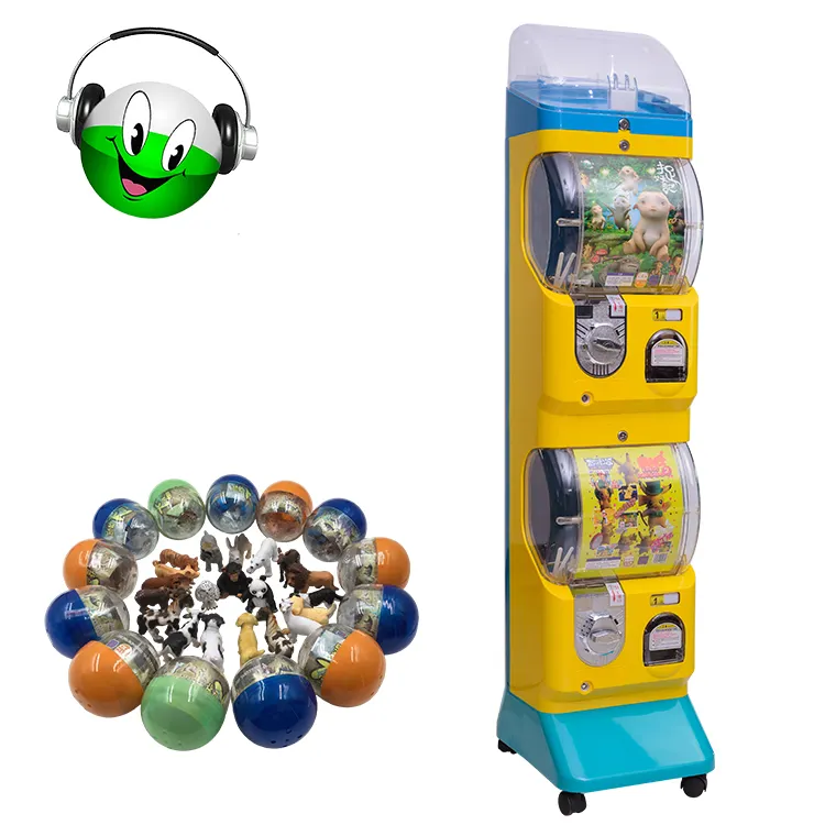 장난감 자동 판매기 플라스틱 캡슐 24 시간 서비스