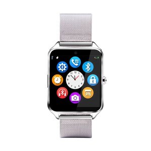 acier inoxydable bluetooth smart watch téléphone z60 soutien sim tf carte smartwatch anti - perdu aptitude pisteur pour ios andr - Product Image 1