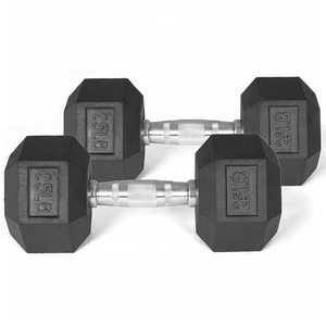 Dumpers hexagonaux en caoutchouc noir, vente en gros, offre spéciale, - Product Image 1