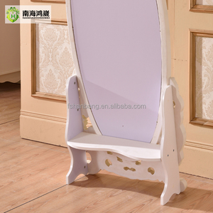 Grand miroir en bois vintage de style européen pour la chambre à coucher, design <span class=keywords><strong>contemporain</strong></span> - Product Image 5