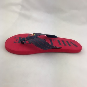 Ücretsiz kargo artı boyutları kumaş askıları kalıplı su geçirmez plaj sandaletleri eva köpük levha klasik flip flop - Product Image 4