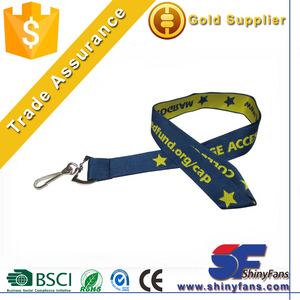 Option de transfert de chaleur en polyester de lanière de cou Del Mar personnalisée en usine - Product Image 2