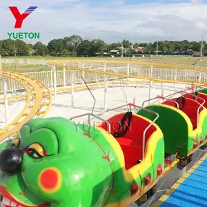 Außen Theme Park Rides Amusement Messegelände Ausrüstung Kleine Verrückten Wurm Achterbahn