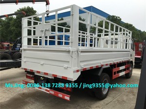 DFAC 4x2 yeni dizel sığır taşıma kamyonu 3-4T çit kargo tankı hafif kamyon bae'de satışa - Product Image 5