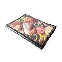 Nouveau Plusieurs Pages Restaurant Transparent En Plastique Menu Titulaires Livret Style 10 Vues