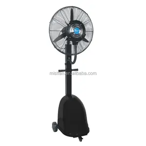 Thiết Bị Điều Hòa Không Khí Quạt Điện Metal Ce Outdoor Pedestal Thương Mại Nước Mist Fan ROHS 1 Năm Trở Lại Và Thay Thế