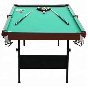 <strong>Small</strong> Size Indoor Family Sport <strong>Folding</strong> Leg Space Saver Snooker Billiard <strong>Table</strong> 6FT <strong>Pool</strong> Game <strong>Table</strong> Price - Product Image 3