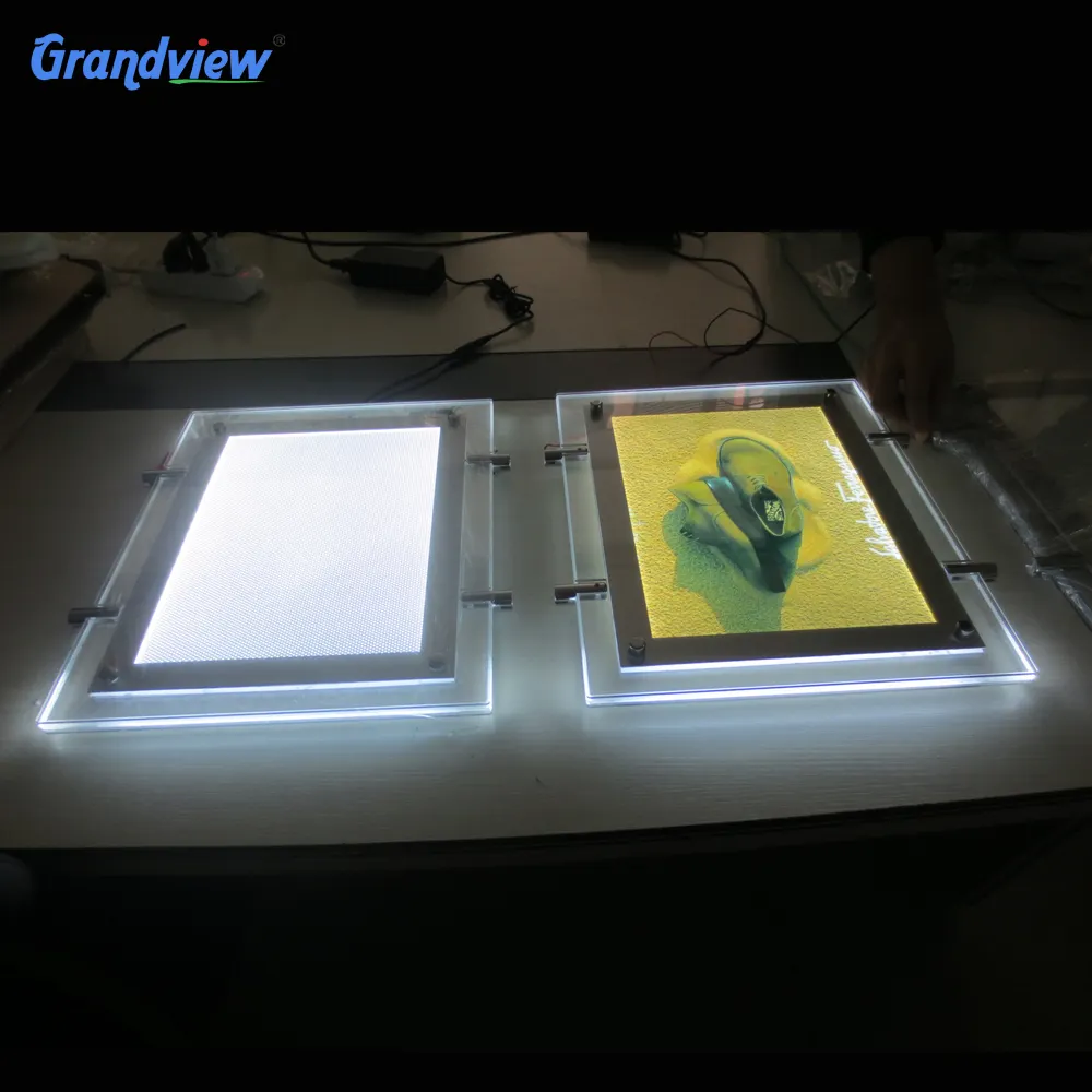 pubblicità di cristallo bordo del segno portato display a led a bordo finestra