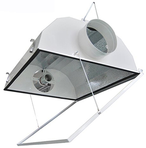 Beyaz gökkuşağı hava soğutmalı alüminyum hid büyütücü ışık reflektörü çelik başlık - Product Image 1