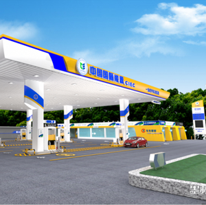 Dossel de combustível, bomba de gasolina, design moderno e estrutura de luzes led - Product Image 6