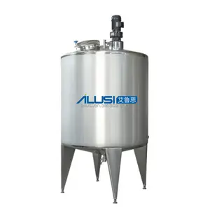 Sanitary Liquid Buffer Tank Olive Oil Raw Milk Stainless Steel Storage Tank With Agitator