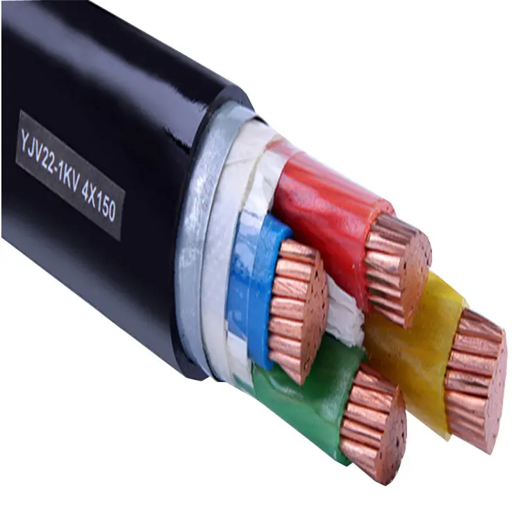 RV-K BS EN tiêu chuẩn 3 lõi 4 mét cáp linh hoạt 0.6/1kV điện áp thấp Class 5 Đồng XLPE Điện PVC flex cable các nhà sản xuất