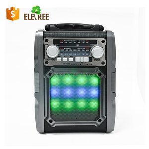 <span class=keywords><strong>Radio</strong></span> Vintage Portatile Retrò AM/FM con Design Classico in Legno, Luce Colorata/Wireless/MP3 - Product Image 1