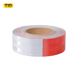 Rojo/Blanco Metro <span class=keywords><strong>Cinta</strong></span> <span class=keywords><strong>Reflectiva</strong></span> Para Vehiculos Dot-c2 BICOLOR DE GRAN CALIDAD CODIGO - Product Image 5