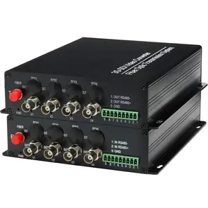 4-Channel 3 그램/HD-SDI ASI input output, single 섬유, 3 그램 HD-SDI fiber 광 transmitter 및 수신기