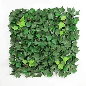 25x25 cm/pc Künstliche Ivy Screening Synthetische Buchsbaumhecke Matten Kunststoff Pflanzen Blätter Zaun Garten Innendekoration
