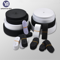 Ruban élastique en tricot de polyester imprimé coloré de 25mm-Accessoires vestimentaires personnalisables et garniture Design de sangle unique
