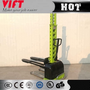 รถยกไฟฟ้าแบบสี่ล้อ ยกพาเลทได้เอง แบบพกพา พร้อมที่ยกแบบวงแหวน - Product Image 4